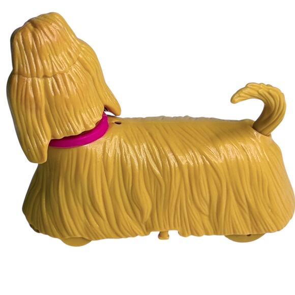 Barbie Yorkie Rolling Dog Toy Battery Power 4" Yorkshire Terrier Works Tail Wags - Picture 3 of 7